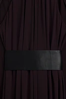 BELTED CAPE DRESS LIMITED EDITION