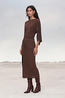 DRAPED MIDI DRESS LIMITED EDITION