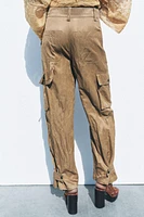 WRINKLED CARGO PANTS ZW COLLECTION