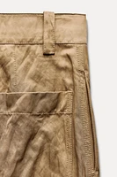 WRINKLED CARGO PANTS ZW COLLECTION