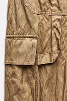 WRINKLED CARGO PANTS ZW COLLECTION