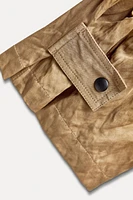 WRINKLED CARGO PANTS ZW COLLECTION