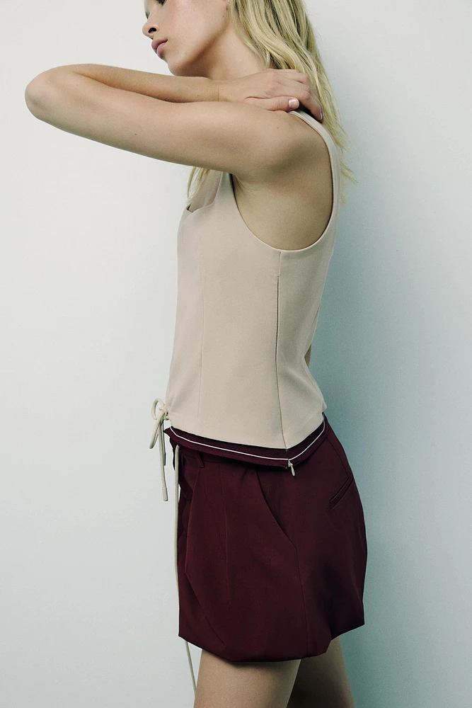 STRETCHY RIB TOP