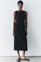 CUT OUT MIDI DRESS ZW COLLECTION