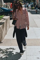 OVERSIZED STRIPED SHIRT