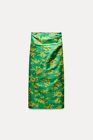 PRINTED MIDI SKIRT LIMITED EDITION