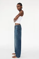 TAILORED MID WAIST BALLOON JEANS