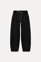 MID WAIST TRF BALLOON JEANS