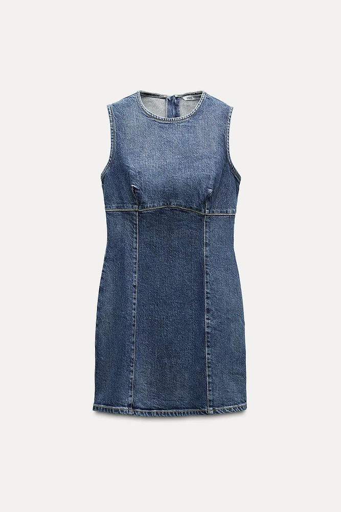 DENIM TRF DRESS