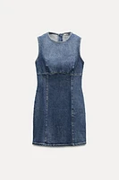 DENIM TRF DRESS