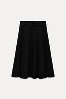 GODET PLEAT MIDI SKIRT ZW COLLECTION