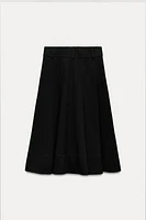 GODET PLEAT MIDI SKIRT ZW COLLECTION