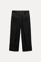 TURNED-UP CUFF CHINO PANTS ZW COLLECTION