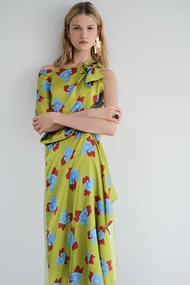 100% SILK PRINTED DRESS LIMITED EDITION