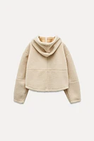 HOODED FLEECE JACKET