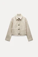 SHORT WOOL BLEND JACKET