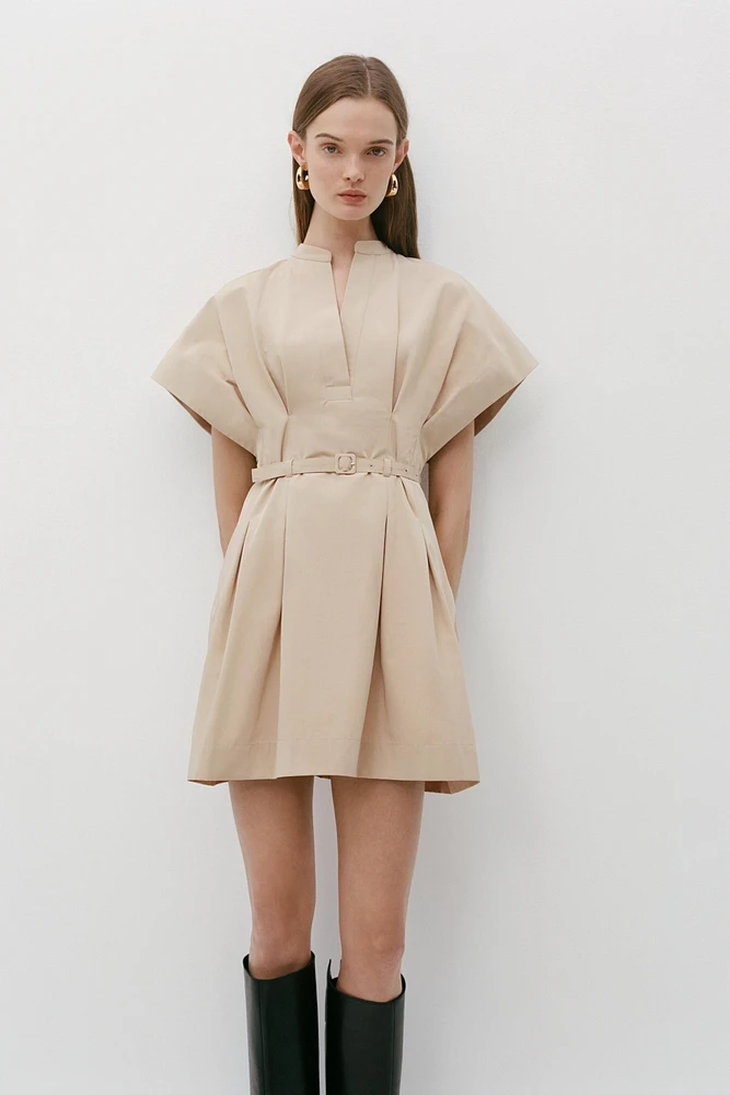 BELTED SHORT DRESS ZW COLLECTION