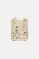 CROCHET VEST TOP