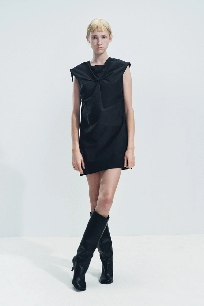 KNOTTED MINI DRESS ZW COLLECTION