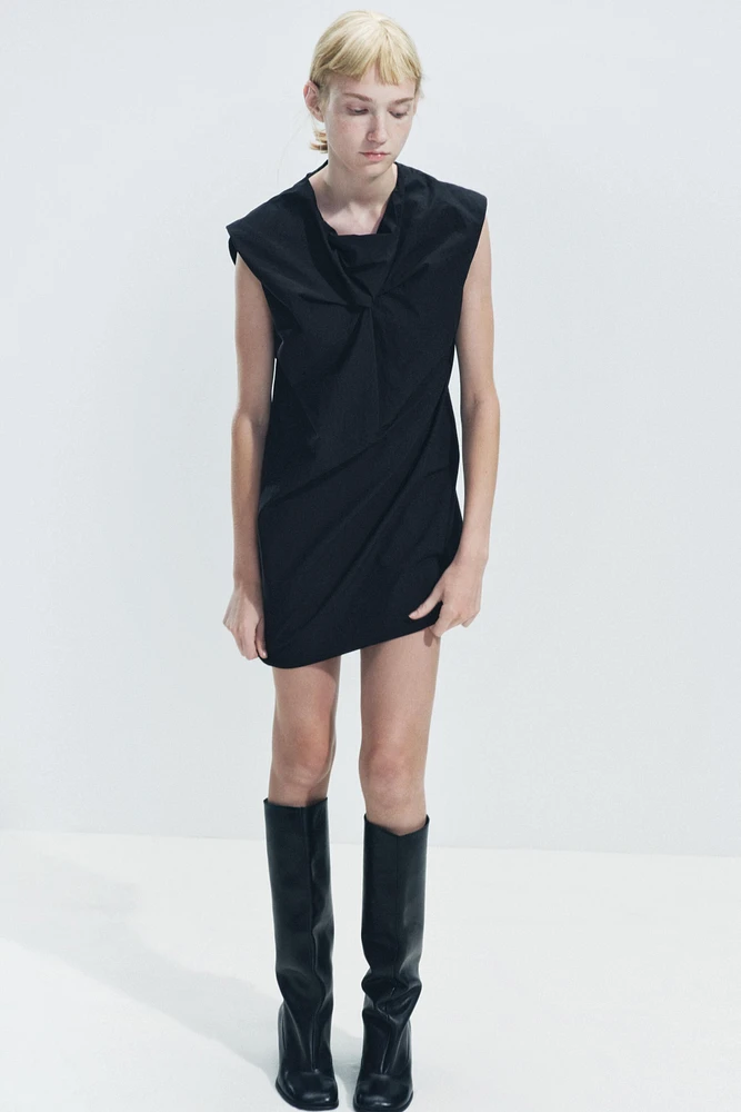 KNOTTED MINI DRESS ZW COLLECTION