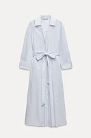 POPLIN SHIRT DRESS ZW COLLECTION