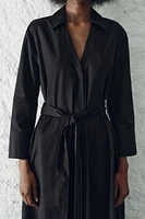 POPLIN SHIRT DRESS ZW COLLECTION