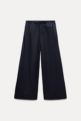 WIDE LEG PAJAMA PANTS ZW COLLECTION