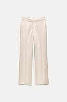 SATIN EFFECT PANTS