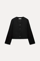 BUTTONED JACKET ZW COLLECTION