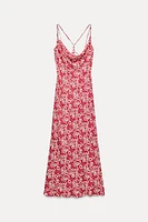 MIDI FLORAL PRINT DRESS