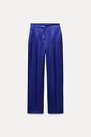 SATIN EFFECT PANTS