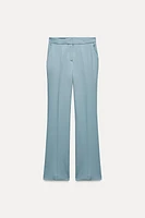 FLARED HIGH WAIST PANTS