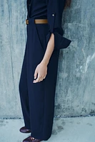 LONG BELTED JUMPSUIT