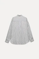 TEXTURED STRIPED TOP