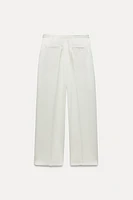 PLEATED WAISTBAND PANTS