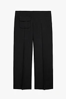 LOW-RISE WOOL PANTS X STEFANO PILATI