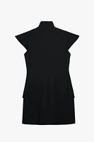 WOOL SHOULDER PAD DRESS X STEFANO PILATI