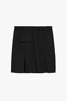 WOOL SLIT SKIRT X STEFANO PILATI