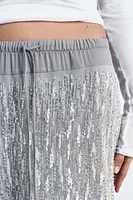 SKIRT WITH SEQUINS