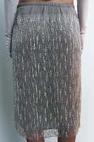 SKIRT WITH SEQUINS