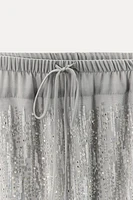 SKIRT WITH SEQUINS