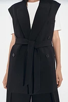 BELTED VEST DRESS ZW COLLECTION