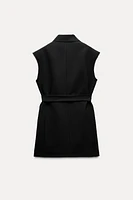 BELTED VEST DRESS ZW COLLECTION