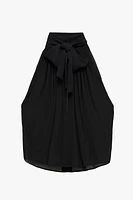 HALTER TOP WITH BOW X STEFANO PILATI