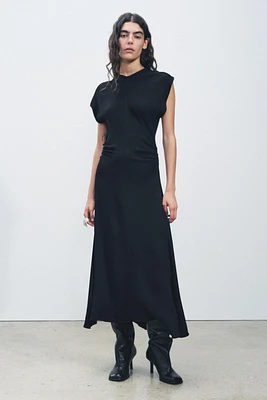 LONG DRAPED DRESS ZW COLLECTION