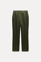 SATIN EFFECT PANTS