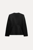 ROUND NECK BLAZER