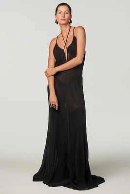 LONG SLIP DRESS X STEFANO PILATI