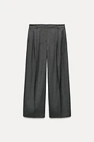 WIDE LEG PANTS WITH DARTS