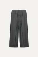 WIDE LEG PANTS WITH DARTS